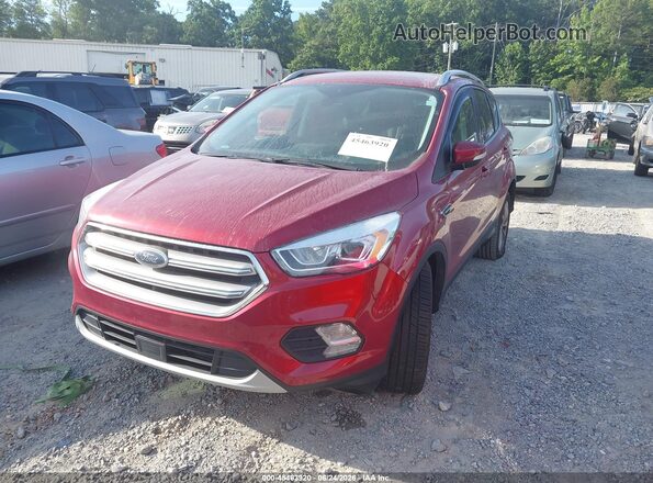 1FMCU0J98HUD24828 2017 FORD ESCAPE Красный Передняя левая четверть