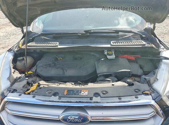 1FMCU0J98HUD84298 2017 FORD ESCAPE Black უკანა სალონის ხედი