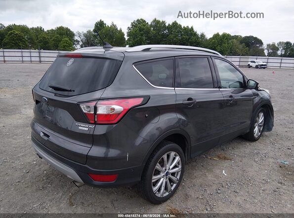 1FMCU0J98JUB16261 2018 FORD ESCAPE Gray Trasero derecho