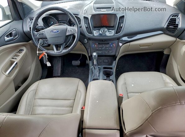 1FMCU0JD0HUB87873 2017 FORD ESCAPE White Dashboard view