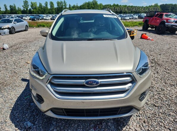 1FMCU0JD0HUE29416 2017 FORD ESCAPE Gold Vista frontal