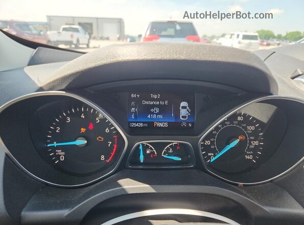 1FMCU0JD0HUE29416 2017 FORD ESCAPE Gold Vista del cuadro de instrumentos