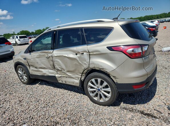 1FMCU0JD0HUE29416 2017 FORD ESCAPE Gold Trasero izquierdo