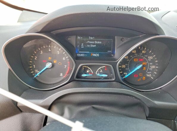 1FMCU0JD2HUA77441 2017 FORD ESCAPE Оранжевый Вид щитка приборов