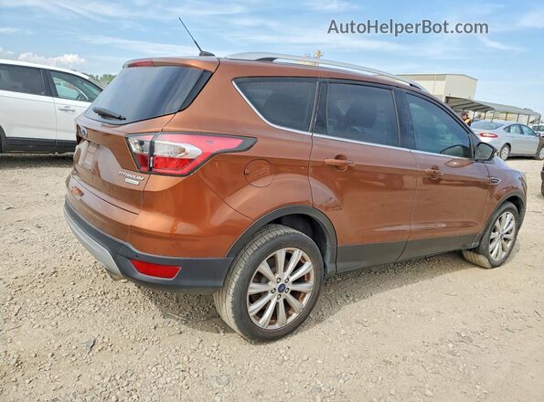 1FMCU0JD2HUA77441 2017 FORD ESCAPE Оранжевый Задняя правая четверть