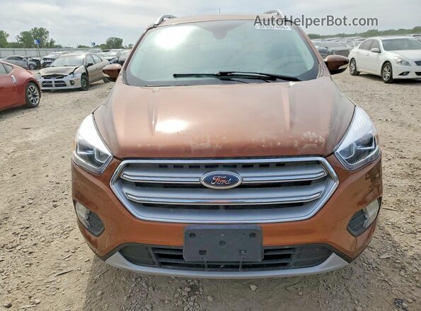 1FMCU0JD2HUA77441 2017 FORD ESCAPE Оранжевый Вид спереди