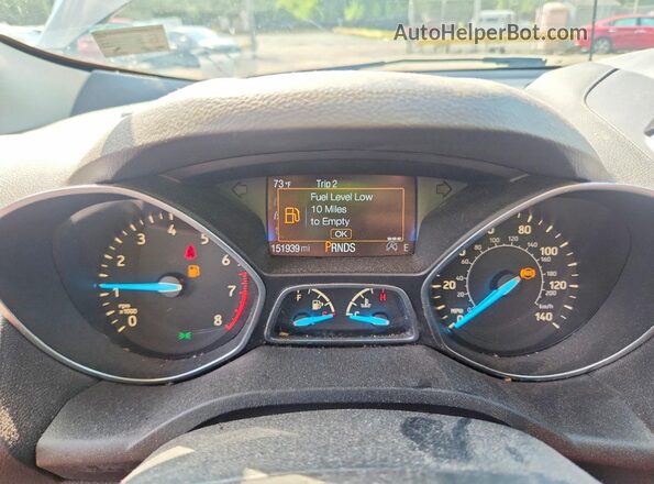 1FMCU0JD2HUB13001 2017 FORD ESCAPE Charcoal Սարքավորումների վահանակի տեսք