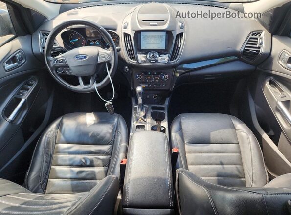 1FMCU0JD2HUB13001 2017 FORD ESCAPE Charcoal Առջևի վահանակի տեսք