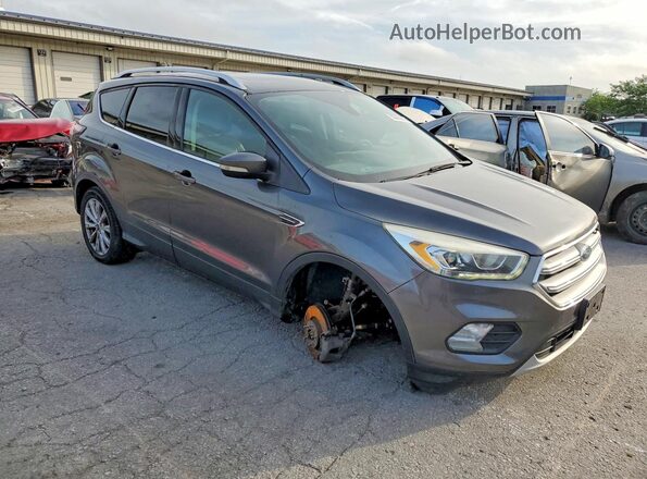 1FMCU0JD2HUB20336 2017 FORD ESCAPE Gray Przód prawy