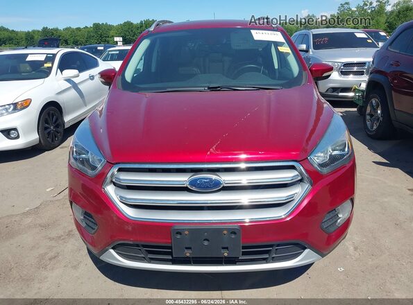 1FMCU0JD2HUC64372 2017 FORD ESCAPE Red Սարքավորումների վահանակի տեսք