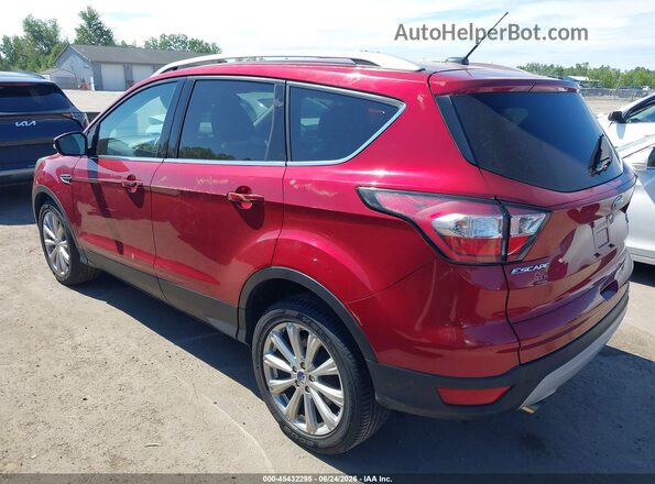 1FMCU0JD2HUC64372 2017 FORD ESCAPE Red Հետևի ձախ