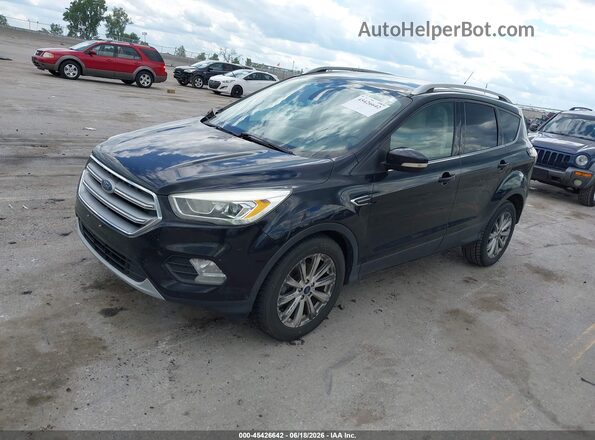 1FMCU0JD2HUD64214 2017 FORD ESCAPE Black Передня ліва чверть