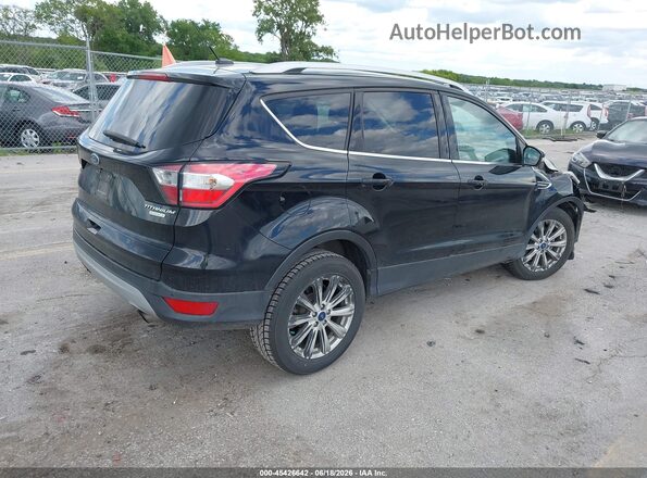 1FMCU0JD2HUD64214 2017 FORD ESCAPE Black Задня права чверть