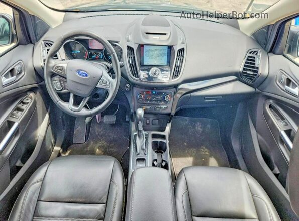 1FMCU0JD3HUD34526 2017 FORD ESCAPE Серый Вид панели приборов