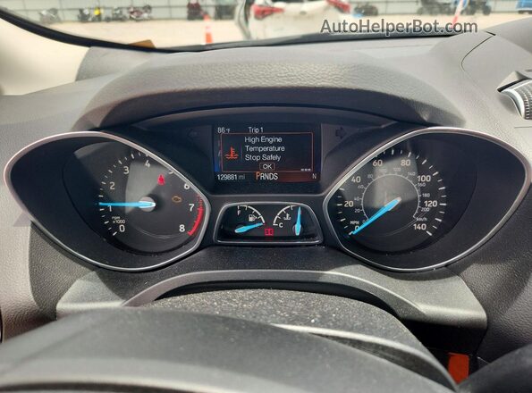 1FMCU0JD3HUD34526 2017 FORD ESCAPE Серый Вид щитка приборов