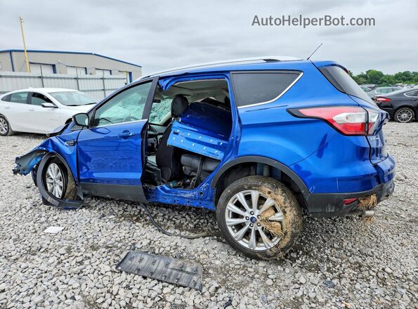 1FMCU0JD4HUD38245 2017 FORD ESCAPE Blue Հետևի ձախ