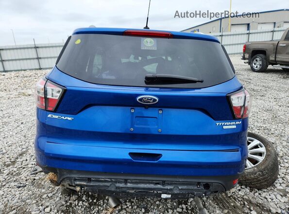1FMCU0JD4HUD38245 2017 FORD ESCAPE Blue Հետևի տեսք