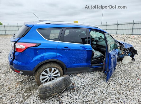 1FMCU0JD4HUD38245 2017 FORD ESCAPE Blue Հետևի աջ