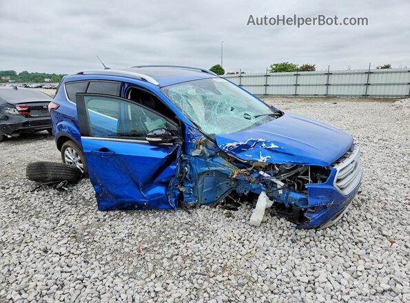 1FMCU0JD4HUD38245 2017 FORD ESCAPE Blue Առջևի աջ