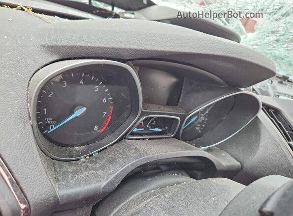 1FMCU0JD4HUD38245 2017 FORD ESCAPE Blue Սարքավորումների վահանակի տեսք