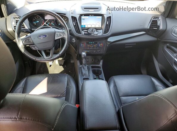 1FMCU0JD5HUD84392 2017 FORD ESCAPE Charcoal წინა პანელის ხედი