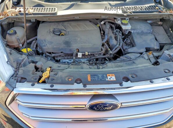 1FMCU0JD5HUD84392 2017 FORD ESCAPE Charcoal უკანა სალონის ხედი