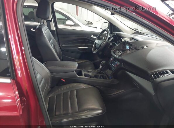 1FMCU0JD6HUE51405 2017 FORD ESCAPE Red Front interior view