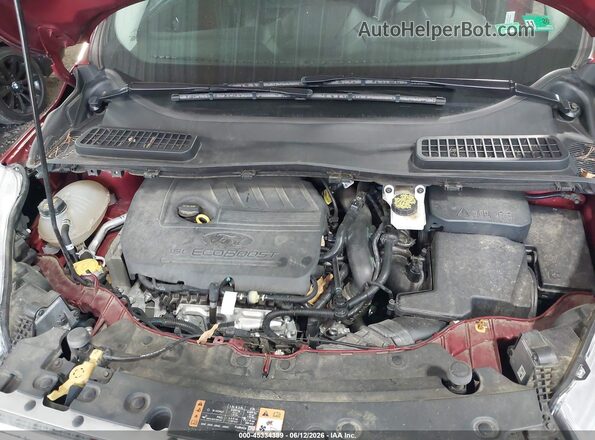 1FMCU0JD6HUE51405 2017 FORD ESCAPE Red Rear view