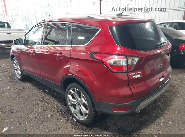 1FMCU0JD6HUE51405 2017 FORD ESCAPE Red Rear left