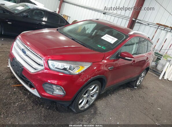 1FMCU0JD6HUE51405 2017 FORD ESCAPE Red Front left