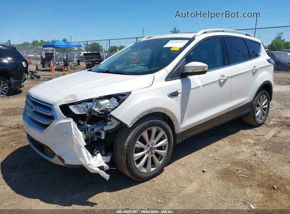1FMCU0JD7HUC47664 2017 FORD ESCAPE White Передня ліва чверть