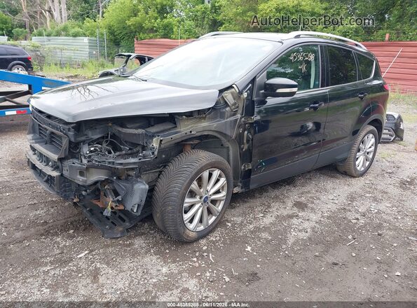 1FMCU0JD7HUD65083 2017 FORD ESCAPE Black Vista tres cuartos delantera izquierda