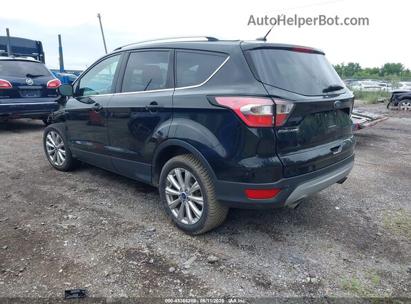 1FMCU0JD7HUD65083 2017 FORD ESCAPE Black Trasero izquierdo
