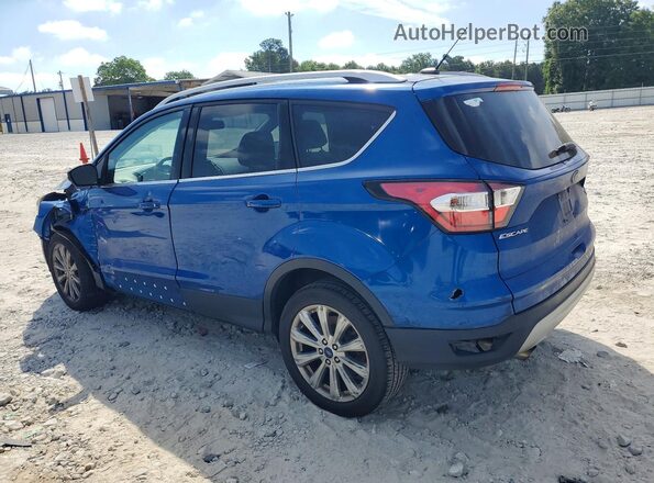 1FMCU0JD9HUE70546 2017 FORD ESCAPE Blue Tył lewy