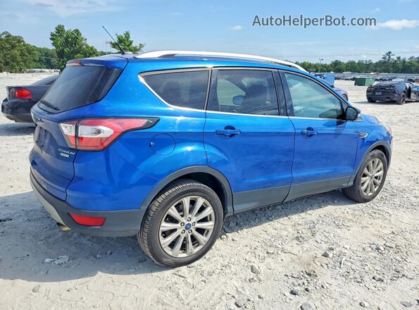 1FMCU0JD9HUE70546 2017 FORD ESCAPE Blue Tył prawy
