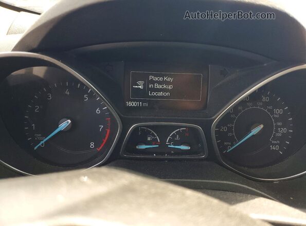 1FMCU0JD9HUE70546 2017 FORD ESCAPE Blue Widok zestawu wskaźników