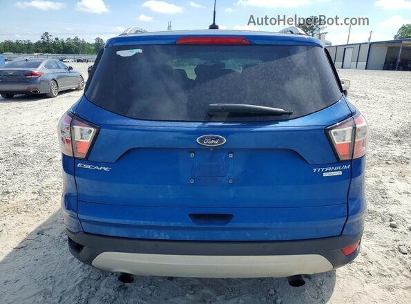1FMCU0JD9HUE70546 2017 FORD ESCAPE Blue Widok z tyłu