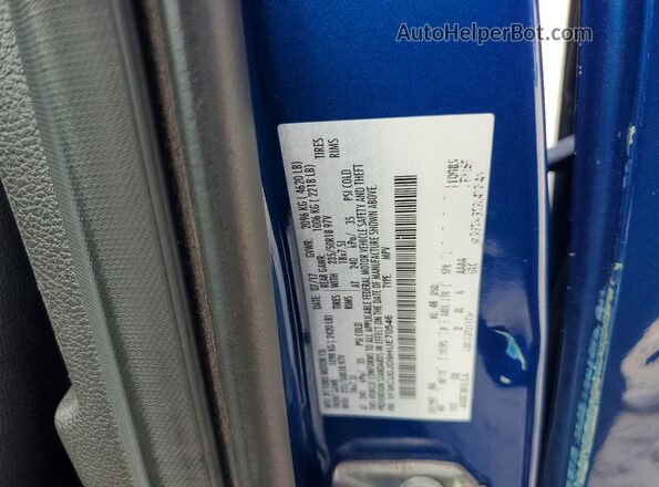 1FMCU0JD9HUE70546 2017 FORD ESCAPE Blue Widok naklejki z numerem VIN
