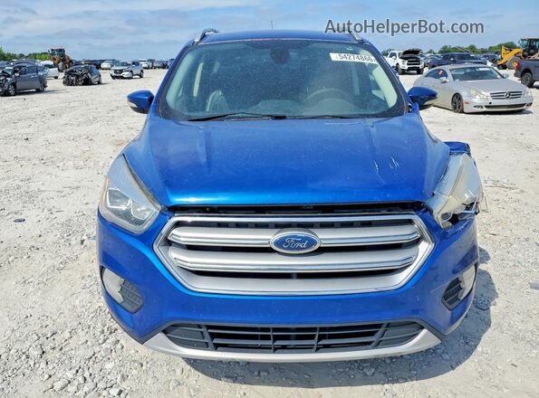 1FMCU0JD9HUE70546 2017 FORD ESCAPE Blue Widok z przodu