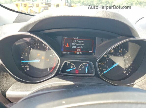 1FMCU0JDXHUB49633 2017 FORD ESCAPE Золотой Вид щитка приборов