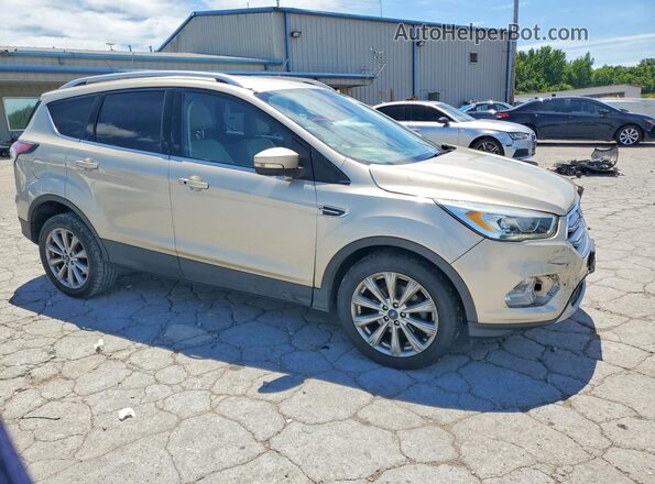 1FMCU0JDXHUB49633 2017 FORD ESCAPE Золотой Передняя правая четверть