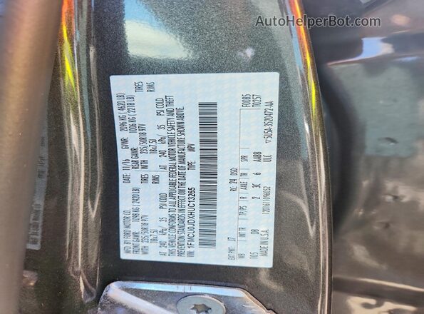 1FMCU0JDXHUC13265 2017 FORD ESCAPE Серый Вид наклейки с VIN-кодом