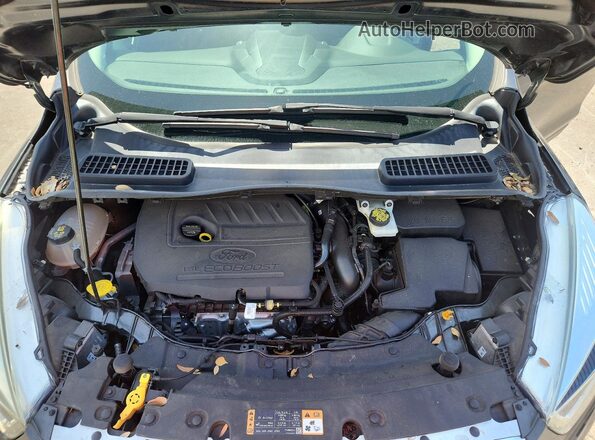 1FMCU0JDXHUC13265 2017 FORD ESCAPE Серый Вид подкапотного пространства
