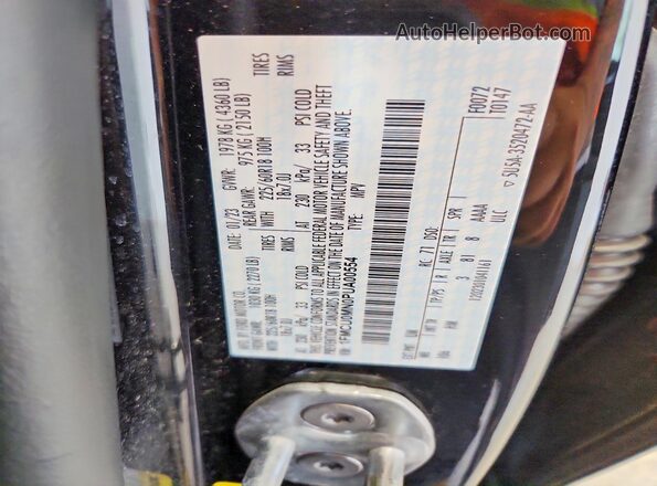 1FMCU0MN0PUA00554 2023 FORD ESCAPE Черный Вид подкапотного пространства