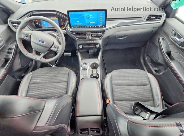 1FMCU0MN0RUB43104 2024 FORD ESCAPE Серебряный Вид панели приборов