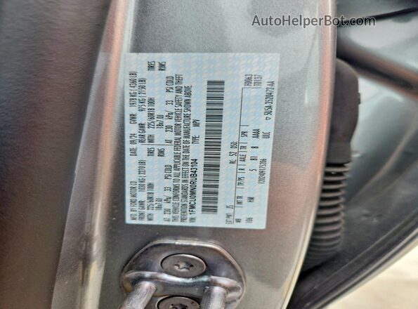 1FMCU0MN0RUB43104 2024 FORD ESCAPE Серебряный Вид наклейки с VIN-кодом