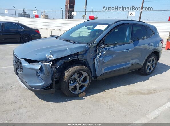 1FMCU0MN0SUA89633 2025 FORD ESCAPE Синий Передняя левая четверть