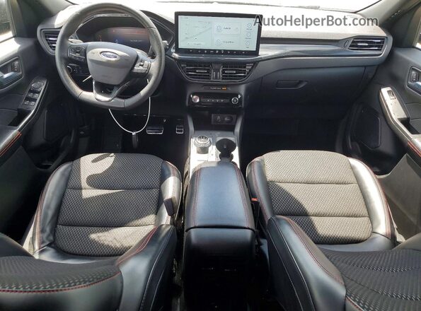 1FMCU0MN1RUB46884 2024 FORD ESCAPE Gray Dashboard view