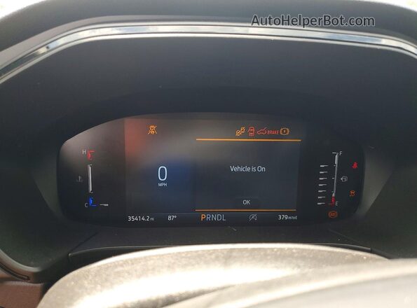 1FMCU0MN1RUB46884 2024 FORD ESCAPE Gray Instrument cluster view