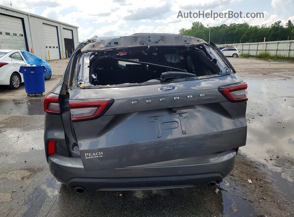 1FMCU0MN1RUB46884 2024 FORD ESCAPE Gray Rear view
